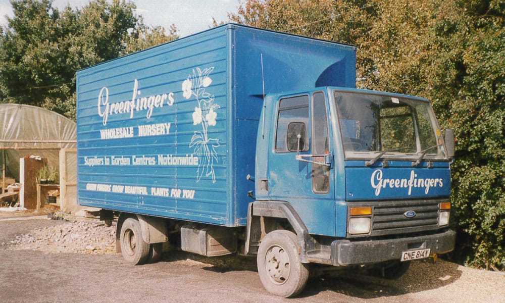 Greenfingers History - Blue Van 2